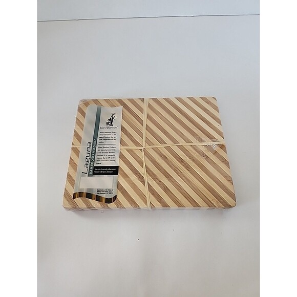 Island Bamboo Rainbow Pakka & Bamboo Bar Board, 7-Inch by 9-Inch New - Picture 5 of 5